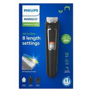 Philips Norelco Multigroom 3000 Trimmer – New in Box, Perfect Holiday Gift